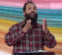 Pr. Amos Singh preaching in Atlanta
