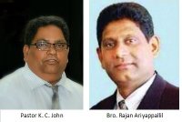 Pr. K.C. John and Bro. Rajan Ariyappallil elected for IPC general council member